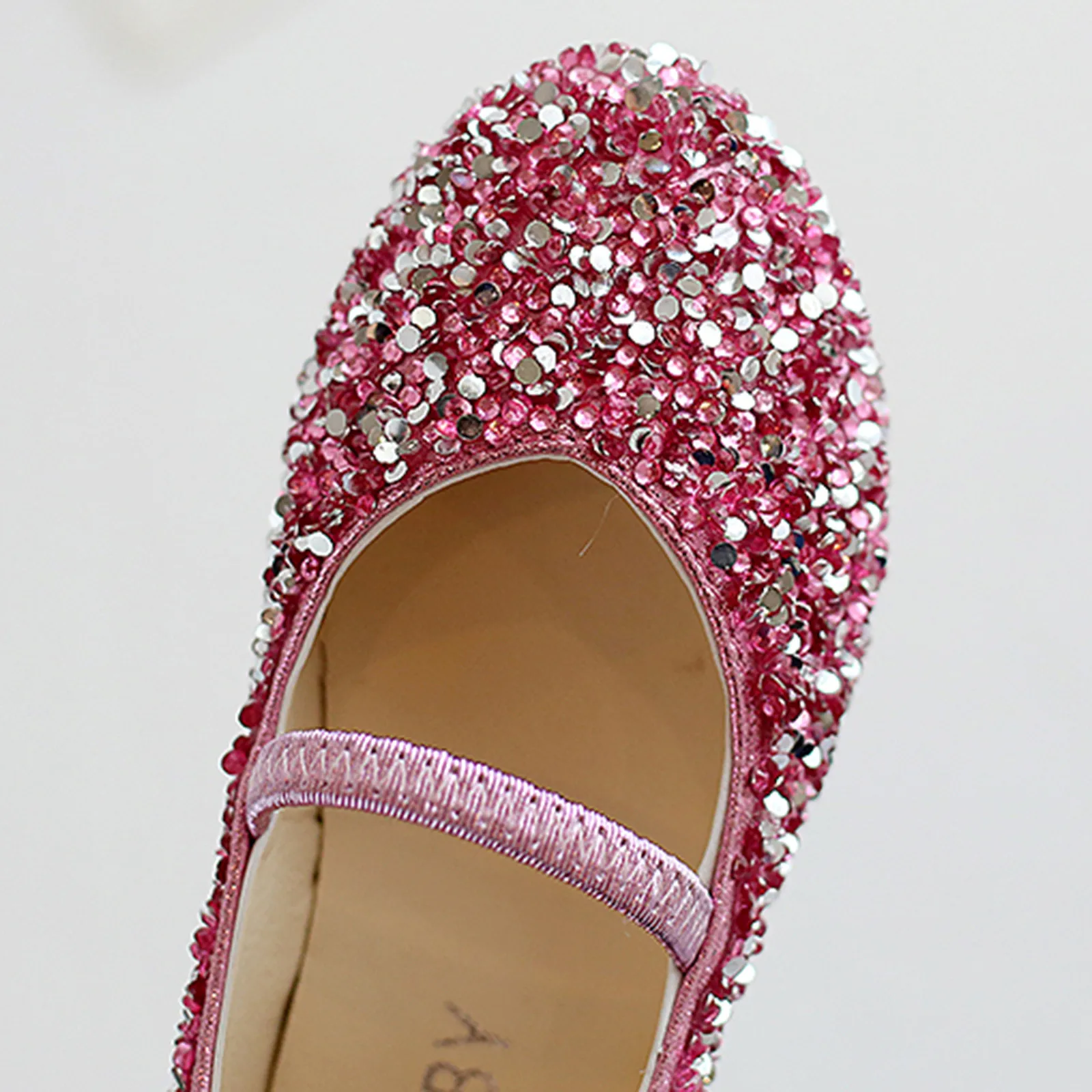 1-11 Years Girls Dance Leather Princess Shoes Sequined Soft Bottom Baby Single Shoes Kids Girl Party Sparkly Teen Children