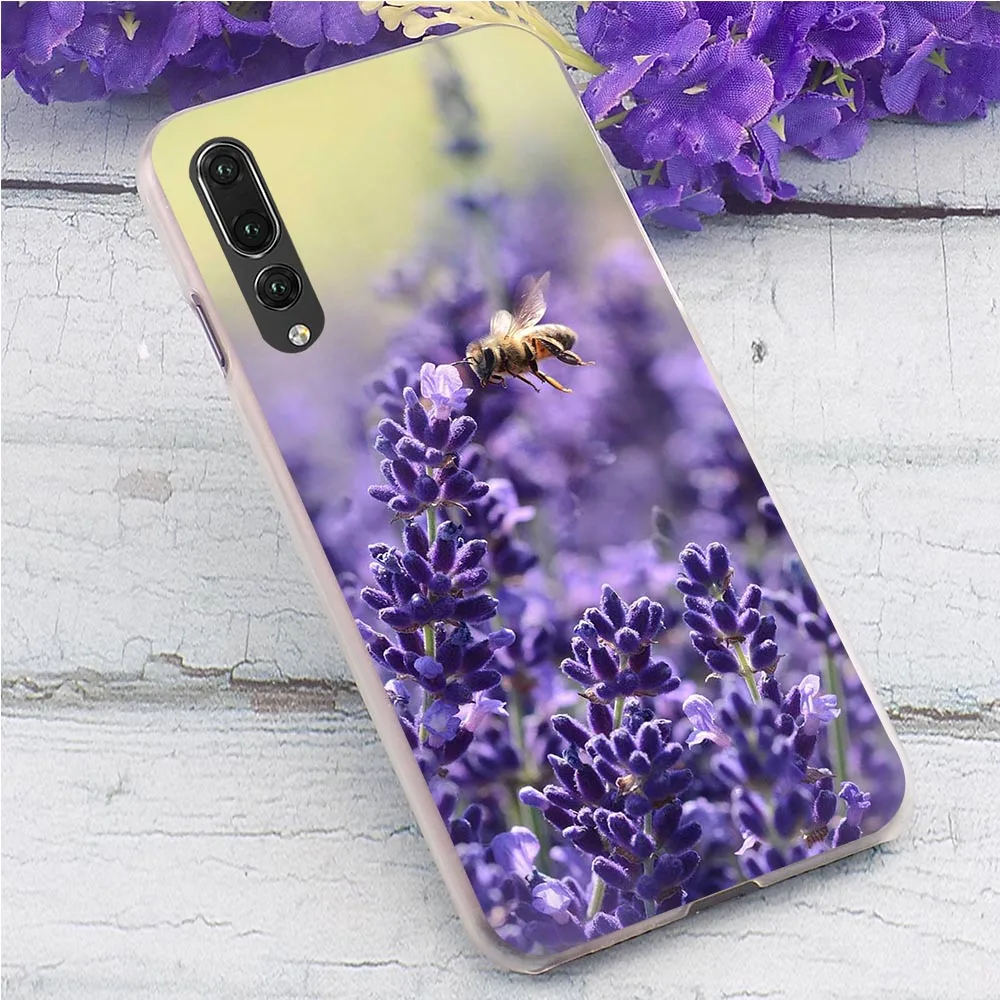 Чехол для телефона Huawei P Smart Z простой чехол с цветами лаванды P9 Lite Mini/2017 P10 20 30 Pro Mate