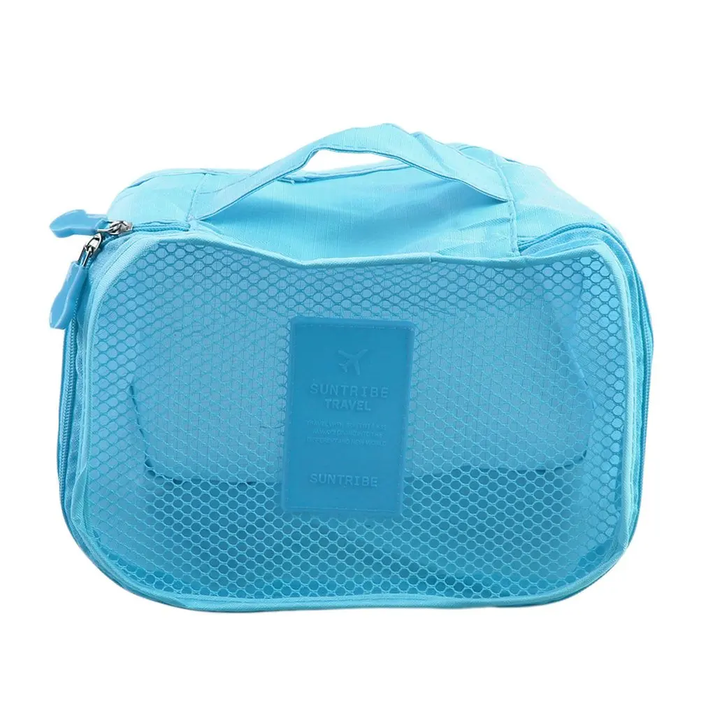 6 Pcs/set Nylon Packing Cubes Set Travel Bag Organizer Large Capacity Travel Bags Hand Luggage Clothing Sorting Bolsa De Viaje