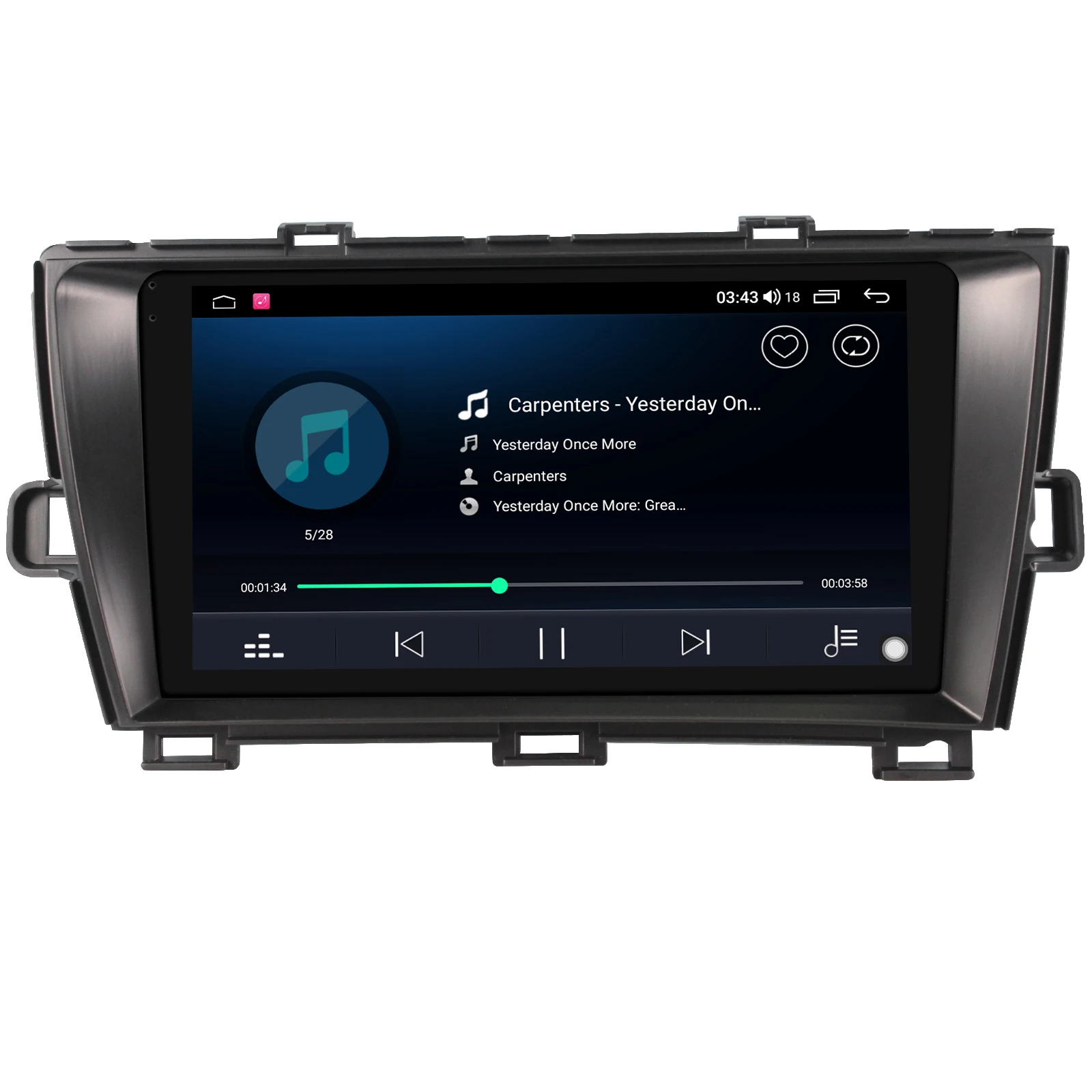 US $337.02 9Autoradio Bluetooth Android 10 Car Radio Auto Head Unit Automotivo Multimedia For Toyota Prius 2009 2013 Left Drive Carlay DVR