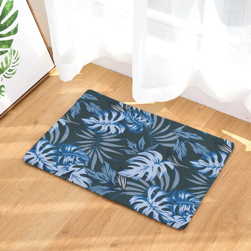 

Flower Kitchen Carpet Welcome Mats Birds Print Doormats Bathroom Home Floor Mats Living Room Anti-Slip Rug 40X60cm 50X80cm