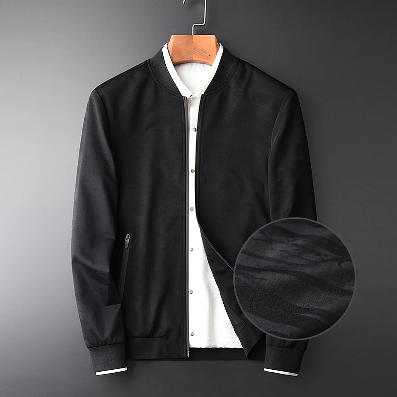 

Мужская водонепроницаемая куртка на молнии, с воротником-стойкой