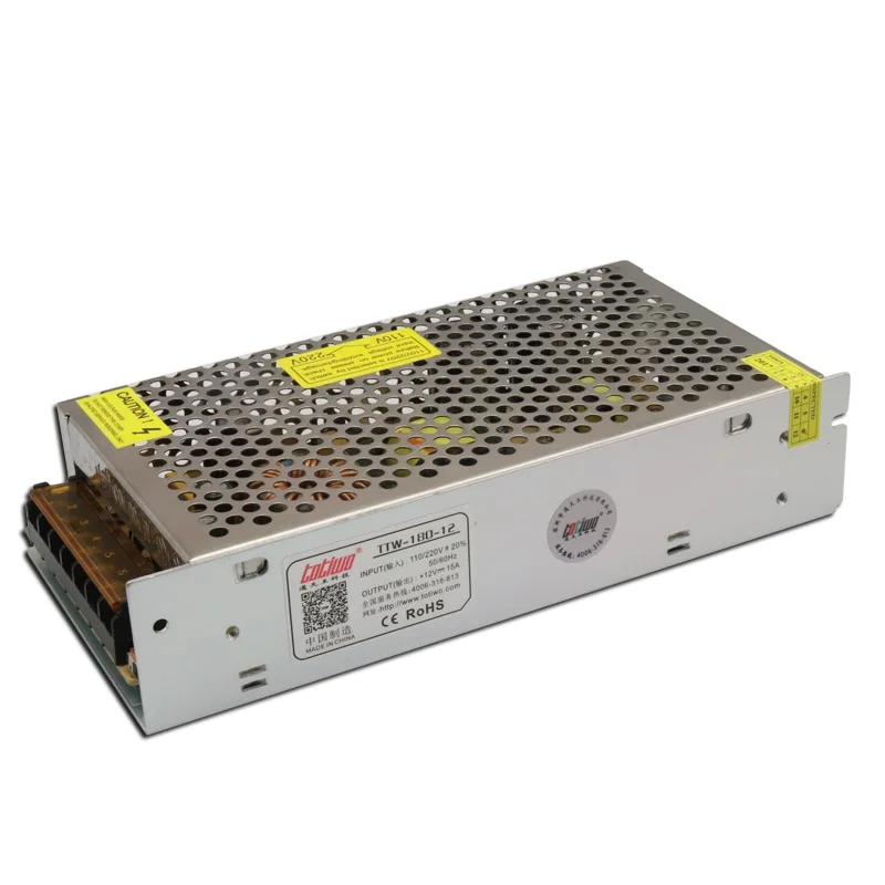 TOTIWO AC DC 12V 24V Светодиодный драйвер питания импульсный SMPS 60W 120W 180W 240W 300W 360W 480W 600W 720W 1000W 1200W 1500W