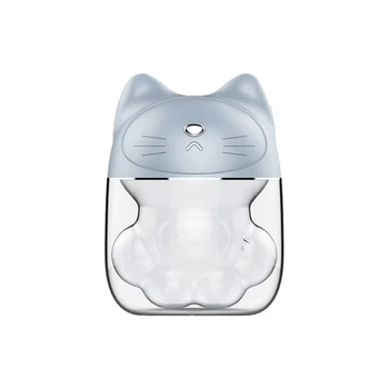 

150ML Cute Cat Claw Cup Air Humidifier USB Desktop Diffuser Sprayer Ultrasonic Air Humidifier Colorful Night Light