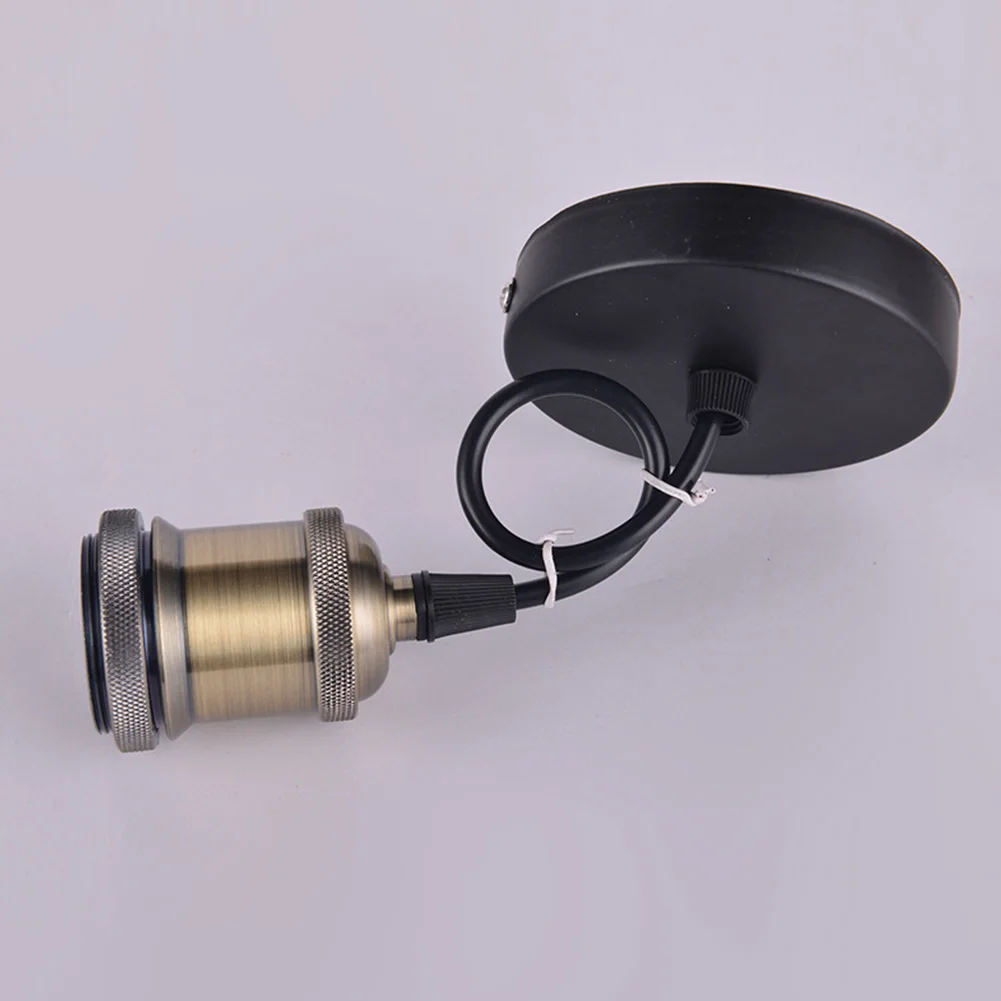 Ceiling Light Lamp Holder For Restaurant Home Pendant Retro Socket Bar Aluminum Chandelier Vintage Home Hanging For E27 Bulb