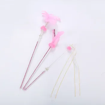 

New Style Cat Toy Cat Teaser Macaroon Color Magic Wand Cat Pet Supplies