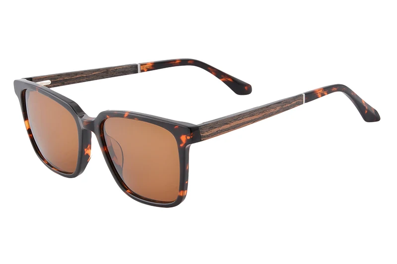 c2 brown -1.5 SHINUwood Солнцезащитные очки Мужские поляризационные солнцезащитные очки деревянные очки от близорукости, по рецепту рыболовные очки для вождения ацетат квадратная рамка - Цвет линз: c2 brown -1.5
