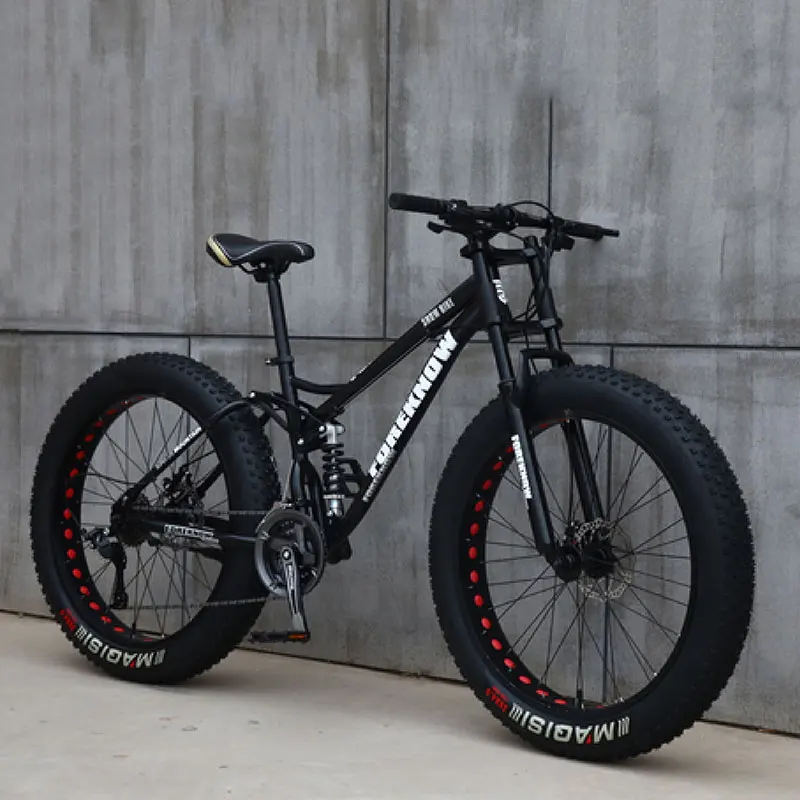 4.0 Fat Wide Tire Mountain Bike 26 Inches 21/24/27 Speed Beach Snowmobike for Adult Super Men Women Students 4.0 Fat Wide Tire Mountain Bike 26 Inches 21/24/27 Speed Beach Snowmobike for Adult Super Men Women Students