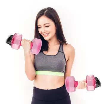 

0.5/2.2L Large Capacity Dumbbell Water Bottle For Gym Fitness Sports Outdoor Leak-proof Easy To Use Water Bottle BPA Free
