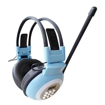 

Personal School Headphone With Reception Ear Muff Wireless FM Radio 50-108MHz Jogging Walking Daily Work Student Stereo Portable