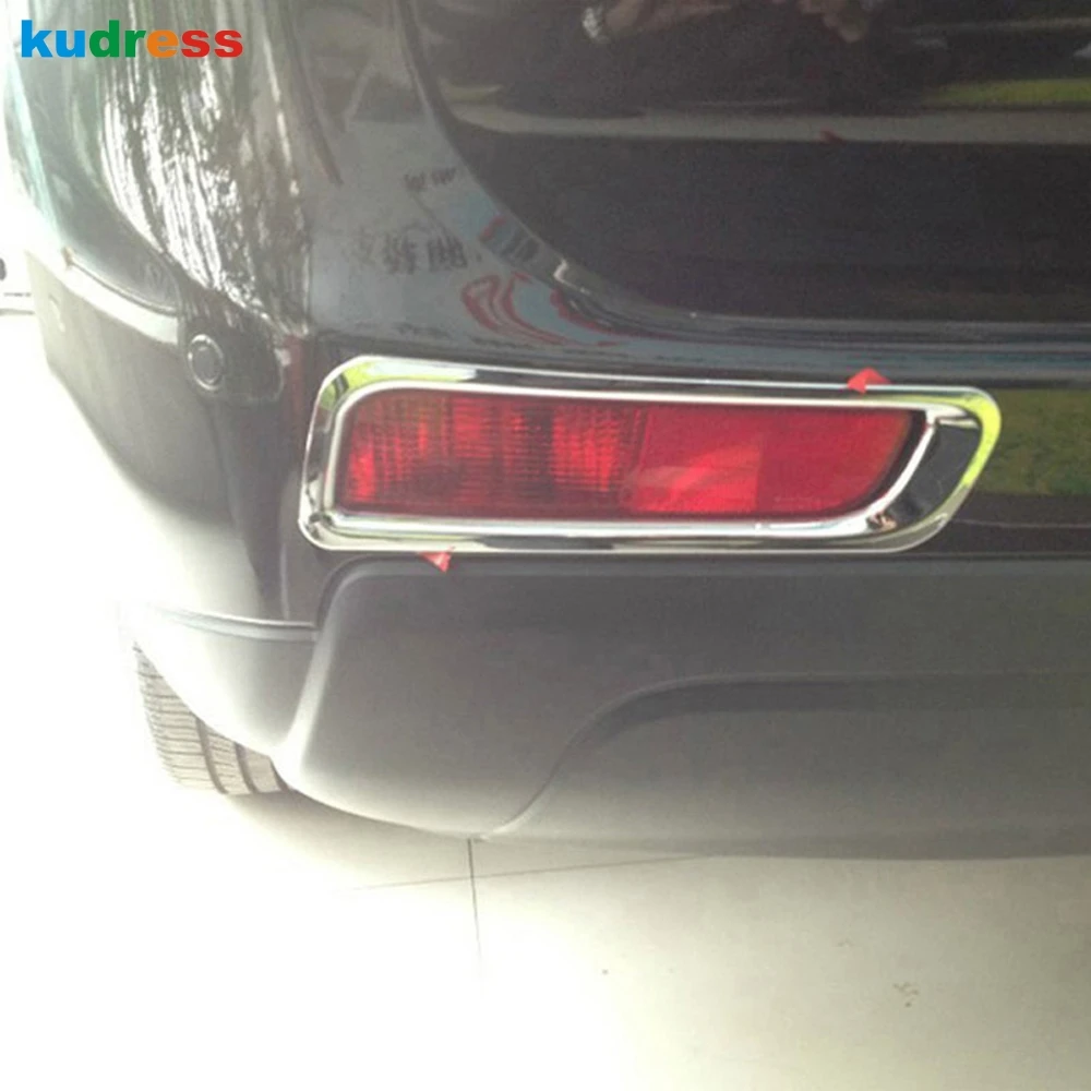 Для Mitsubishi Outlander 2013 ABS хром задний противотуманный фонарь Защитная крышка лампы Планки защитные чехлы Стайлинг 2 шт