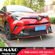 Для Toyota CHR Body kit спойлер- для CH-R QC ABS задний спойлер передний бампер диффузор защитные бамперы