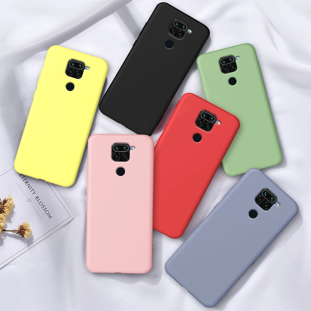 Жидкий силиконовый чехол для Xiaomi Redmi Note 9 9s Pro Max бампер Ударопрочный Мягкий ТПУ