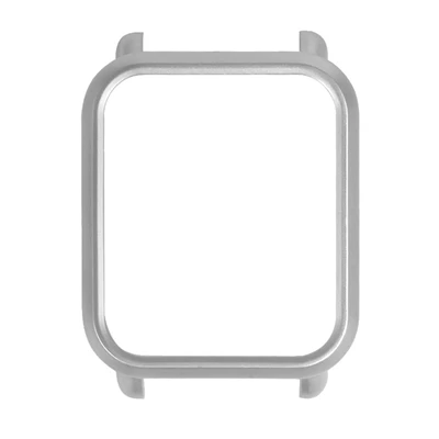 Серебристый Чехол для Huami Amazfit Bip Younth Watch, тонкий цветной Модный чехол с рамкой, защитный чехол, Лидер продаж - Цвет: Серебристый
