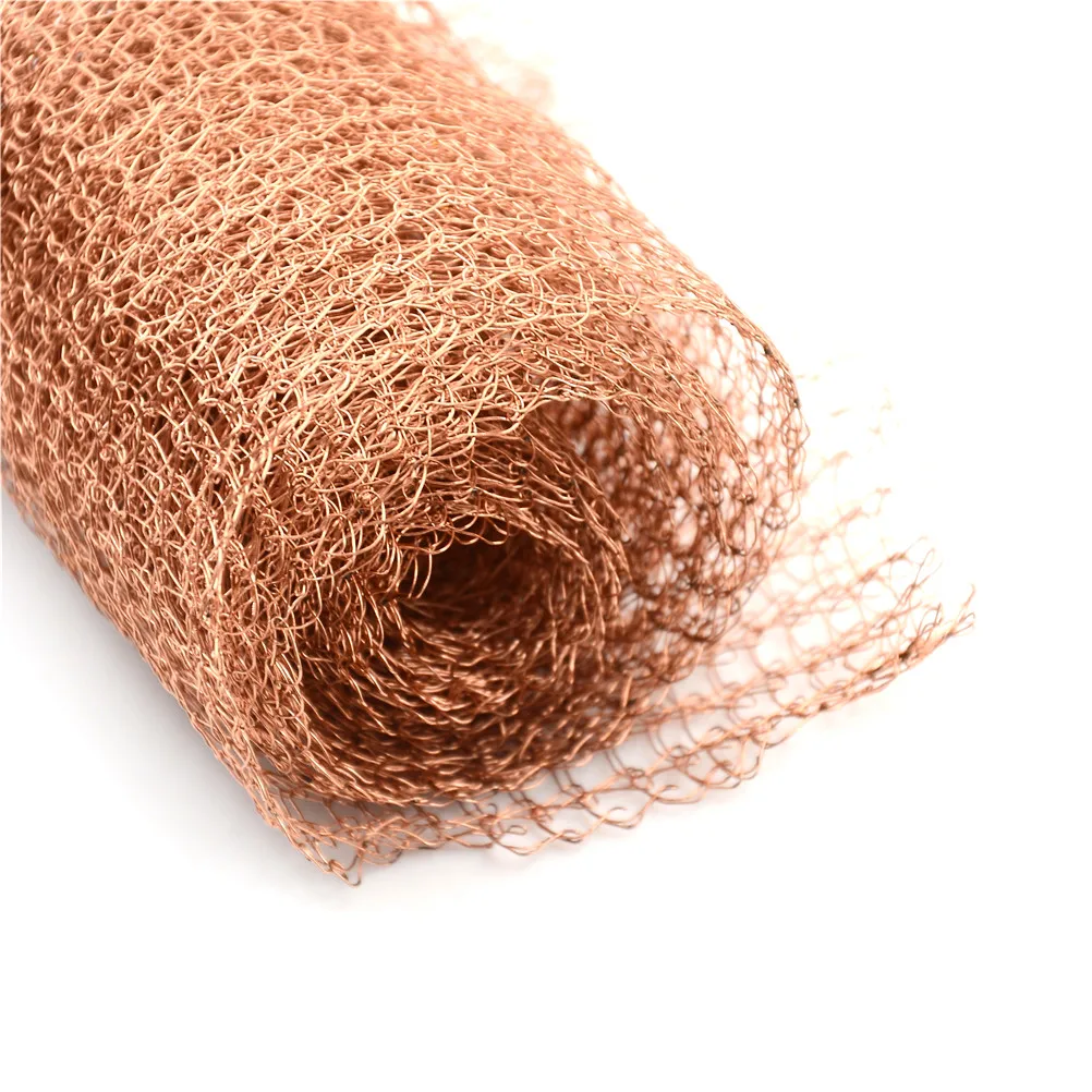 1 Meter 100mm Width Pest Control Copper Mesh for distillation Corrugated Mesh For Distillation Reflux Moonshine Brewing