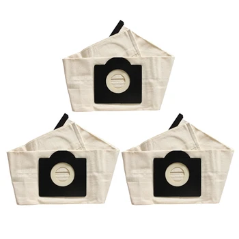 

3Pcs Washable Karcher WD3 Dust Bags Cloth Vacuum Cleaner Bags