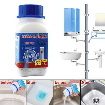 

Strong Pipe Dredging Agent Toilet Cleaner Kitchen Sewer Agent Strong Dredging Pipe For Toilet Agent Pipe Home Cleaning Dred X5W8