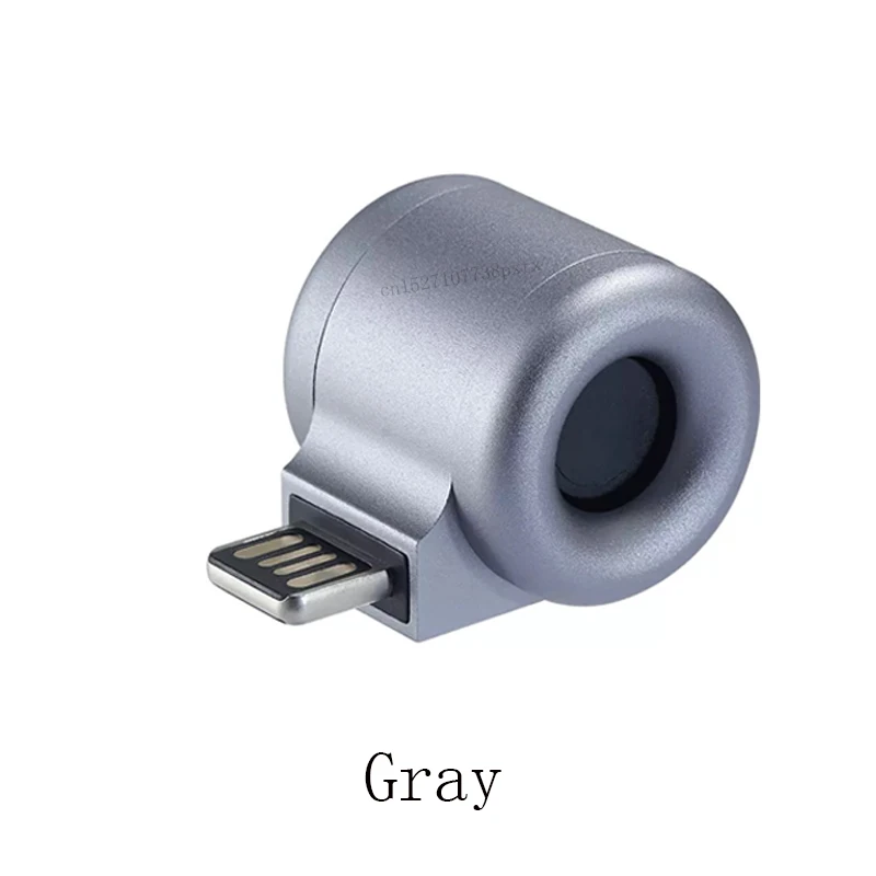 Xiao mi jia GF USB mi ni портативный ароматизатор освежитель воздуха с 2 шт Сменные ароматерапевтические таблетки для mi домашнего офиса - Цвет: Gray