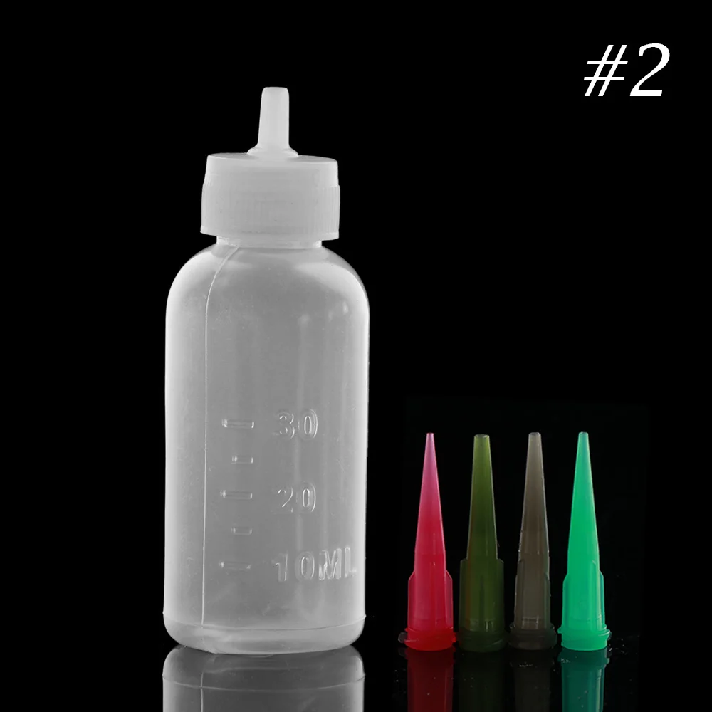 30ml Body Art Tattoo Bottle Drawing Making Tool Henna Kit Applicator Cool Make Up Nozzle Body Paster Tattoo