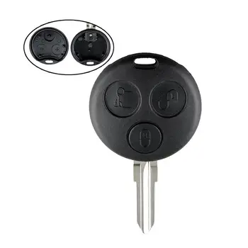 

3 Buttons Replacement Auto Car Remote Key Fob Shell Cover Case for Smart Fortwo