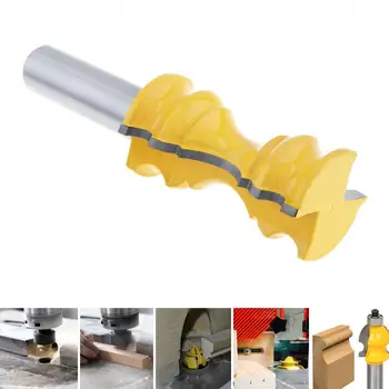 

1/2 Inch Door String Course Milling Cutter with 1-1/8 Inch Blade Particleboard/Multi-Layer Board/Solid Wood/Medium Fibre Board