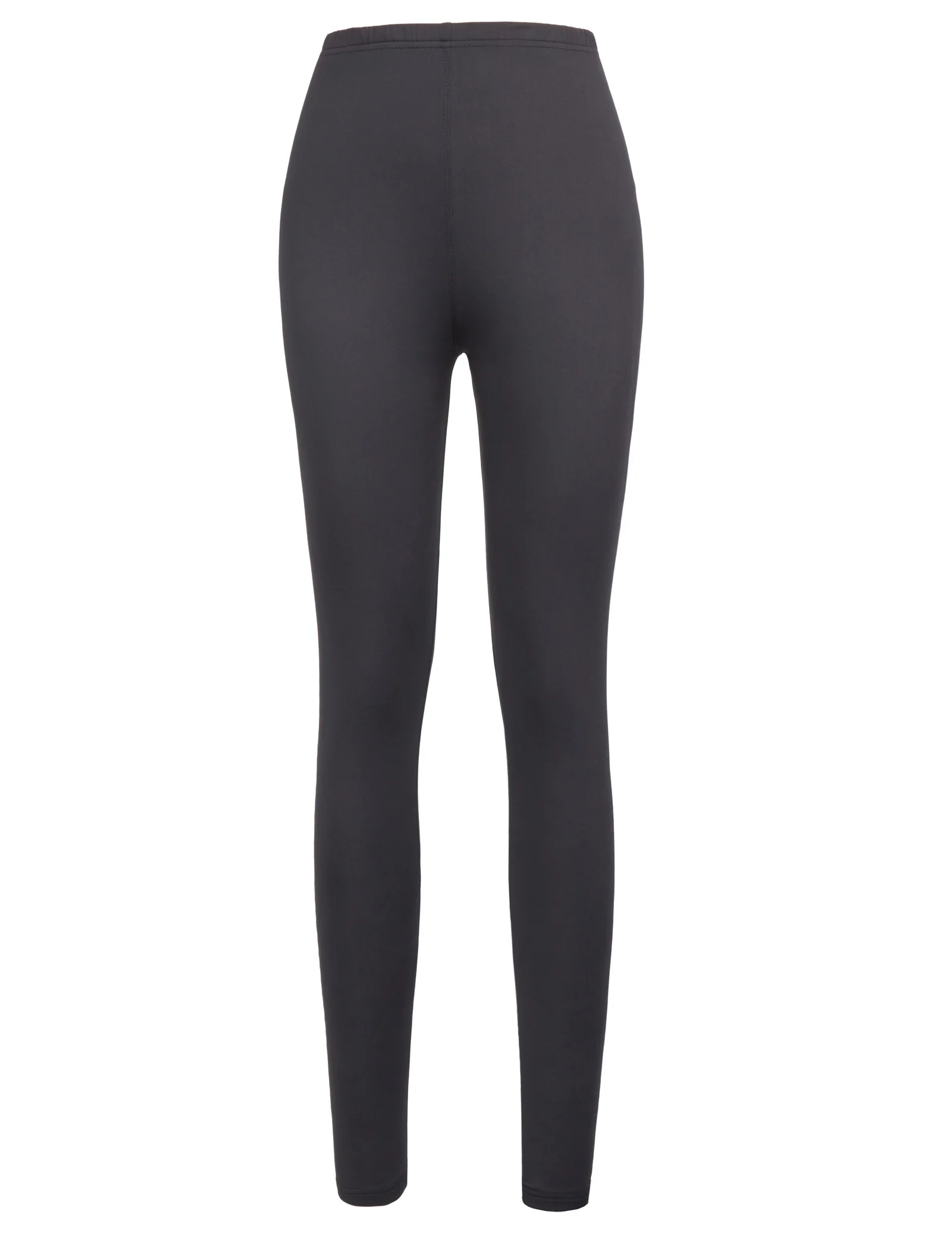 Брюки Леггинсы с высокой талией флисовые внутри удобные штаны для йоги черные