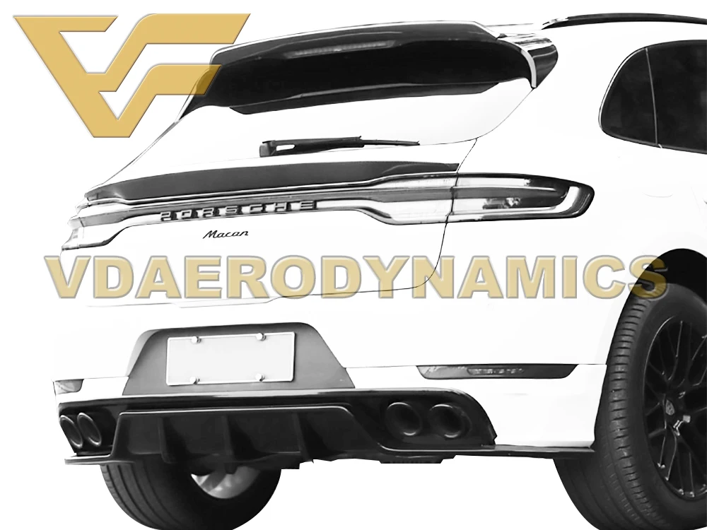 Подходит для 19-20 Porsche Macan VAD полный комплект для тела передняя губа задняя губа диффузор боковые юбки