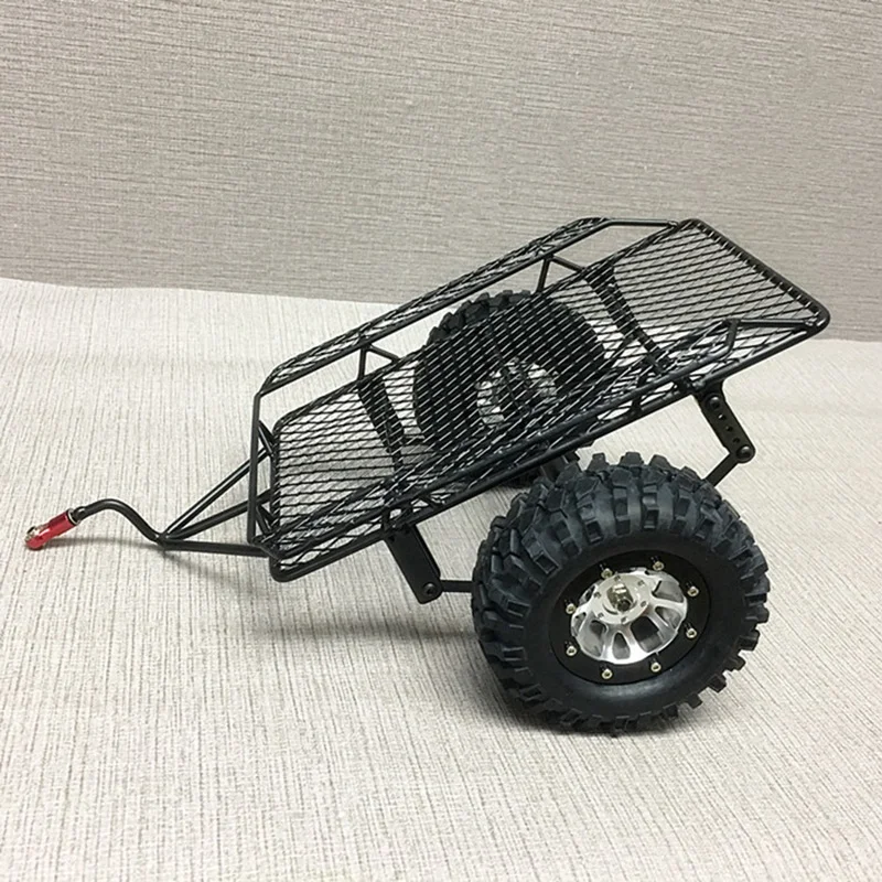 Металлическая Тележка ведро Rc автомобиль трейлер "сделай сам" для Trx4 Trx-4 1/10 D90 Scx10 Cc0" сделай сам"