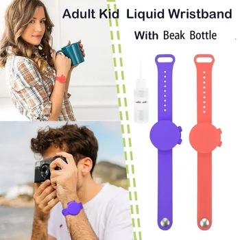 

Wristband Hand Dispenser This Wearable Hand Sanitizer Dispenser Pumps Disinfectant Sanitizer Bracelet Dispensing Tool Sep 9th