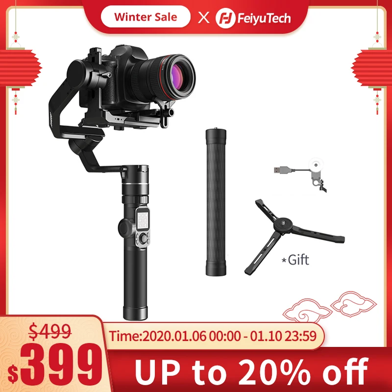 FeiyuTech Feiyu AK4000 ручной DSLR карданный Стабилизатор камеры для Canon 5D Mark III Panasonic GH5 Nikon