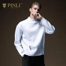 Twenty One Pilots Pinli продукт сделан осень наборы мужской рукав с левым плечом чистый цвет и высокий воротник B193209064