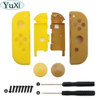 

YuXi DIY Housing for joy-Con Shell Case Set for Nintend Switch NS NX Console for Switch Replacement Controller Shell+Thumb Grips