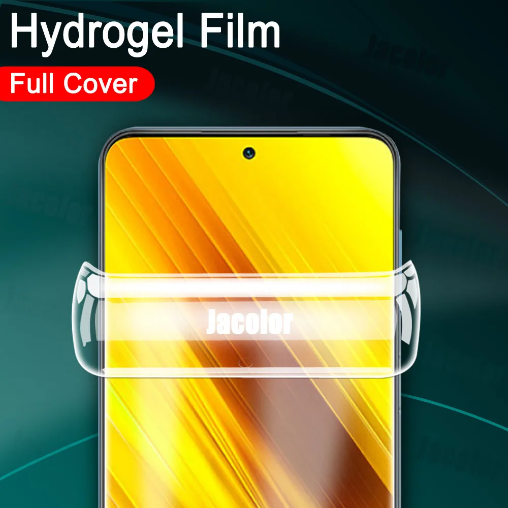 t mobile screen protector Safety Hydrogel Film For Xiaomi Poco X3 NFC Screen Protector/Back Cover Film/Camera Glass POCOX3 GT Pro Xiomi Water Gel Film HD mobile screen guard