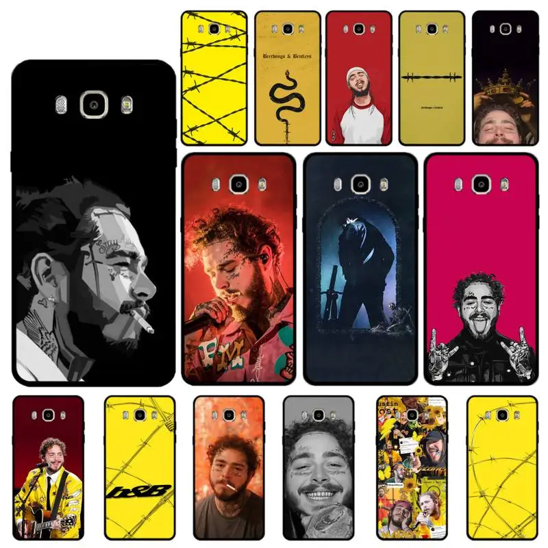 MaiYaCa Post Malone Beerbongs чехол для телефона Samsung J 4 5 6 7 8 prime plus 2018 2017 2016 J7 core | Мобильные