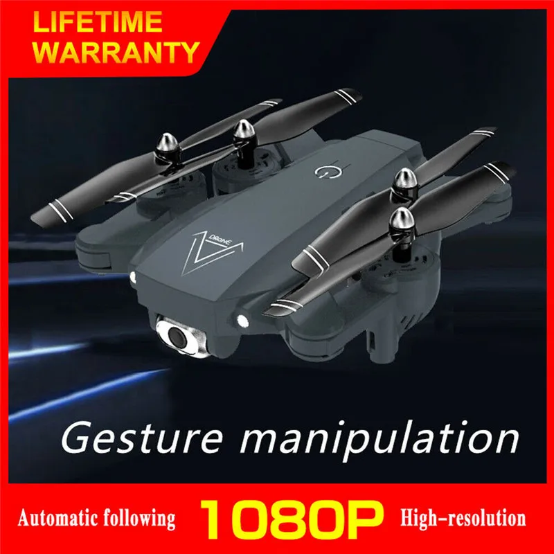 Черный Мини A807 RC дроны A 807 2,4G с 1080P HD камерой gps wifi FPV складной Квадрокоптер - Цвет: Черный