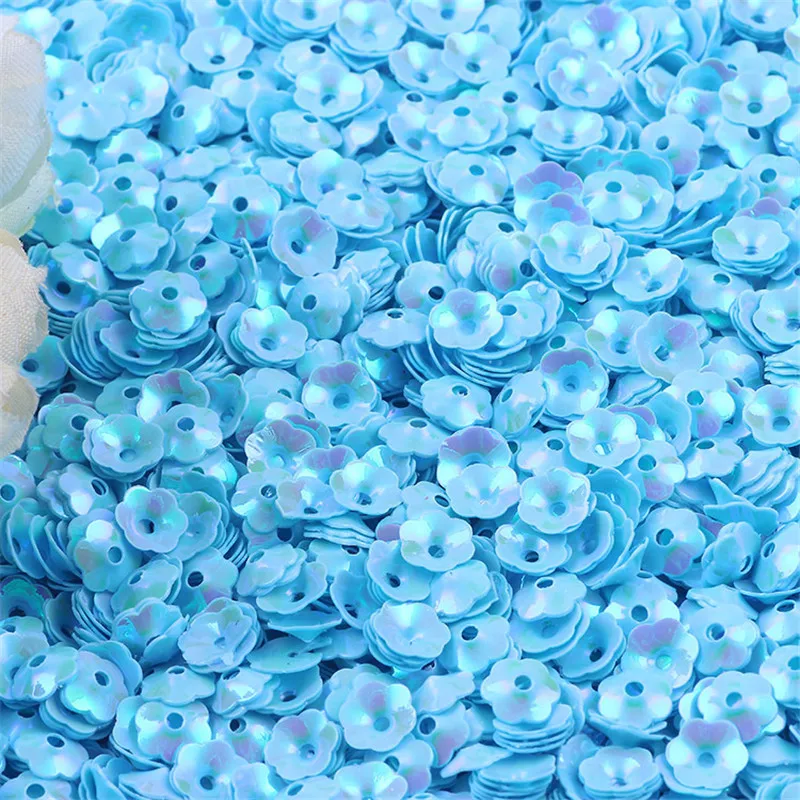 10 г 6 мм микс чашки цветочные пайетки свободные для поделок блестящий конфетти