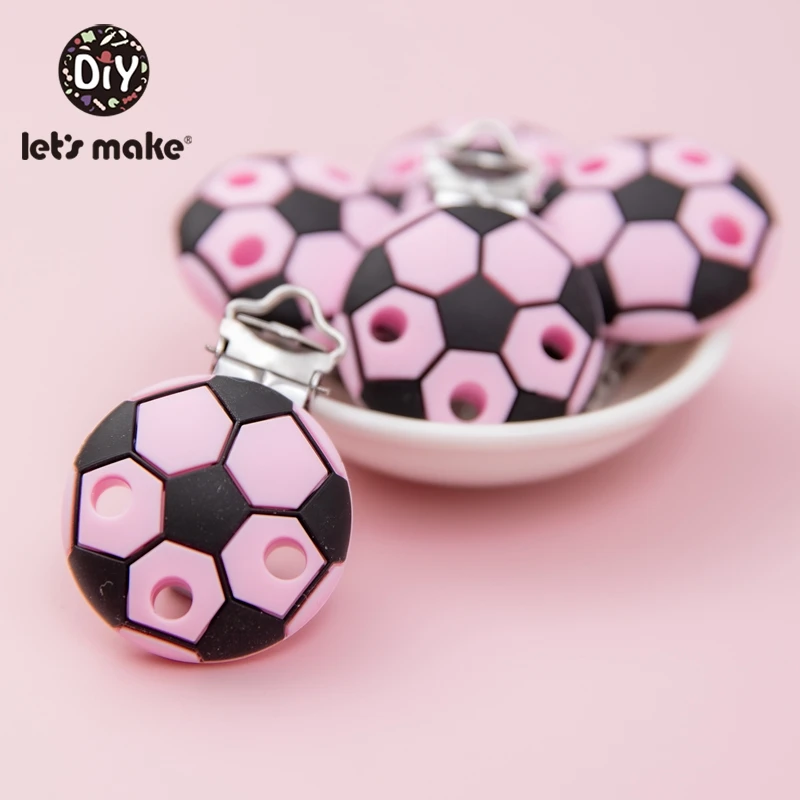

Силиконовый зажим для соски Let'S Make, 50 шт., металлический круглый Держатель Зажимы для пустышки цепочек