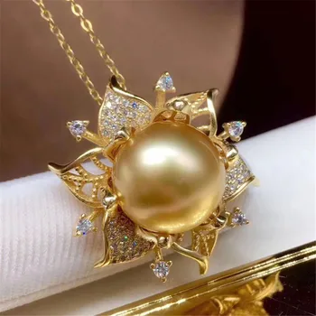 

Hot Exquisite Pendant Mounts Pendant Findings Settings Jewelry Parts Fittings Accessories for Pearls, Corals, Jade Beads, Stones