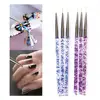 Nail Art Tools Varnish Uv Gel Polish Dotting Tools Rhinestone Picker Manicure Drawing Painting Pen Nail Markers Pencil Kit 3Pcs 1