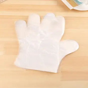 

50/100Pcs Plastic Gloves Home Kitchen BBQ Garden MultifunctionTransparent Eco-friendly PE Gloves ishwashing Catering Food Plasti