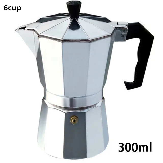 600ml Mocha Coffee Maker Italian Moka Espresso Cafeteira Percolator Pot Stovetop Coffee Maker Filter Italian Espresso Tool Pot - Цвет: as picture