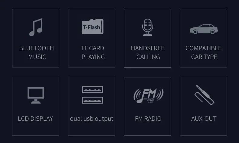LAMJAD Bluetooth fm-передатчик беспроводной автомобильный fm-модулятор Автомобильный MP3-плеер автомобильный комплект громкой связи Bluetooth автомобильное зарядное устройство с ЖК-дисплеем