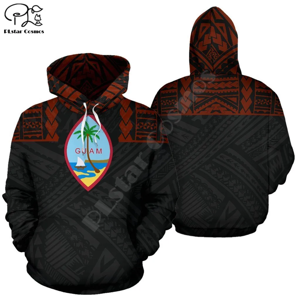 

PLstar Cosmos Guam Polynesia Tribal 3D Print 2021 New Fashion Hoodies Sweatshirts Zip Hooded For Men/Women Casual Streetwear G09