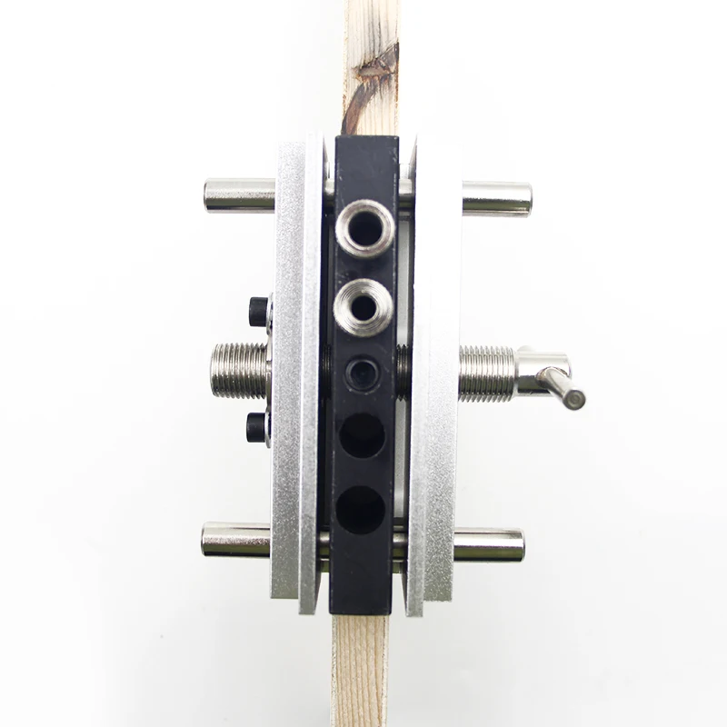 

Woodworking Doweling Jig Tool Metal Drill Dowel Hole Self Centering Locator Set