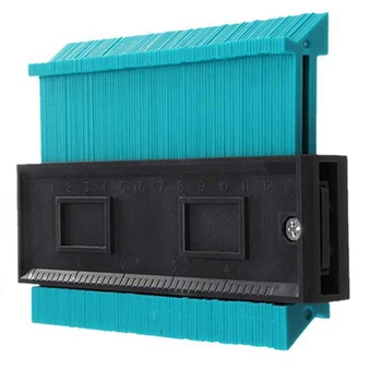 

Contour Gauge Duplicator Tool 4 Inch,120mm Plastic Profile Ruled Contour High Accuracy Copy Duplicator Circular Frame Tool Tilin