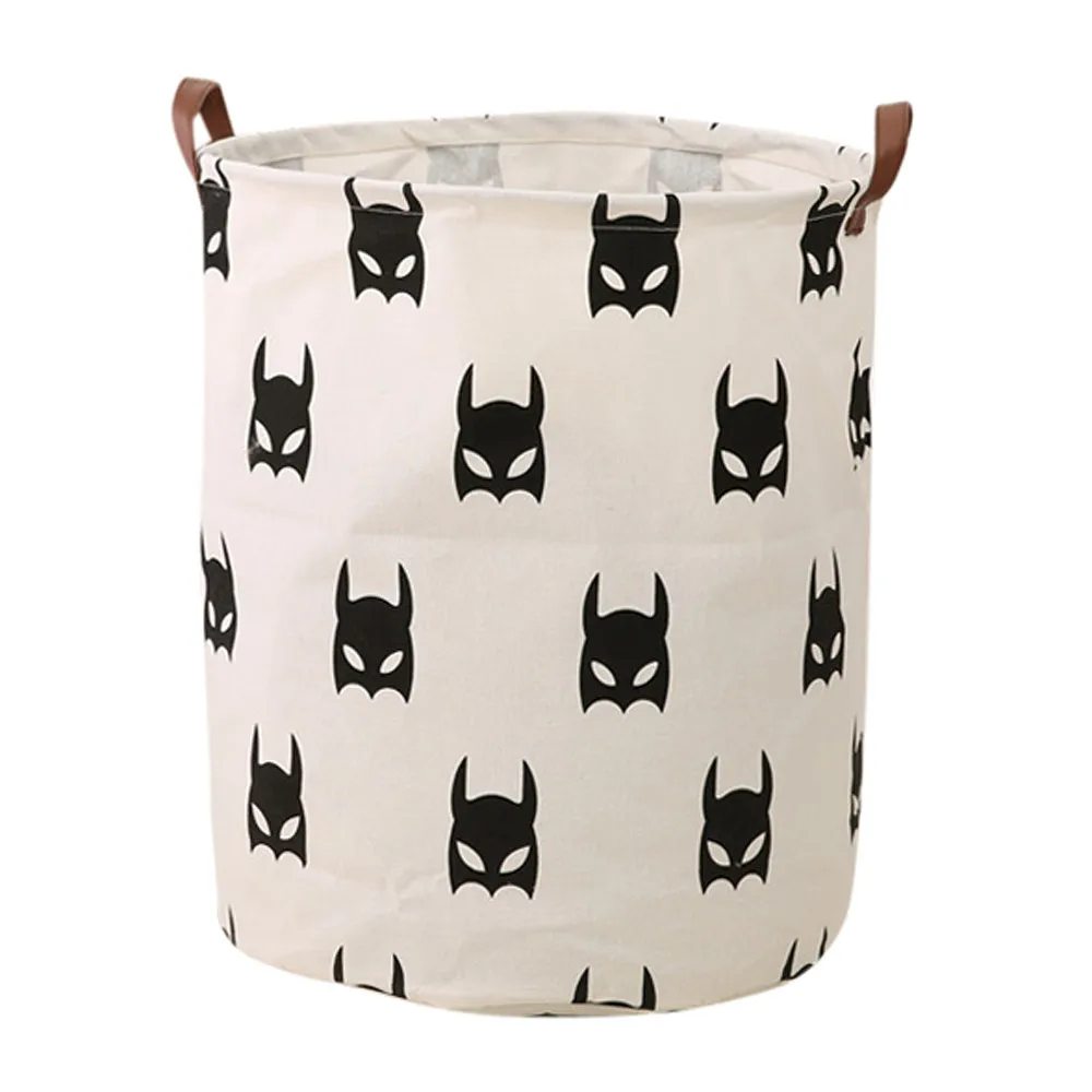 Large capacity modern home Waterproof Canvas Sheets Laundry Clothes Laundry Toy Basket Storage Basket Folding Storage Box 9 30