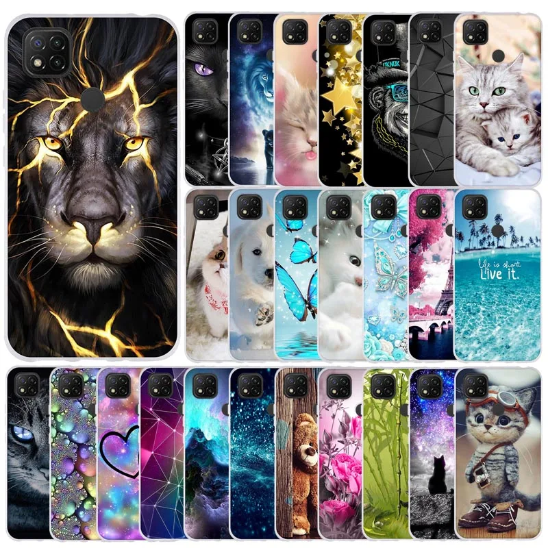 Funda de silicona suave para Xiaomi Redmi 9C, carcasa trasera de TPU con NFC para Xiaomi Redmi 9C Redmi9c