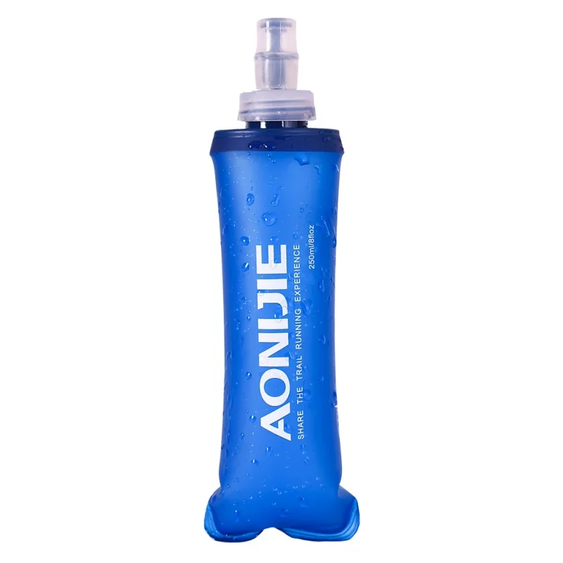 R250/500 мл сумки для воды синяя бутылка гидратации воды для наружного кемпинга пешего туризма хорошая мягкая фляжка для спорта велоспорта бега