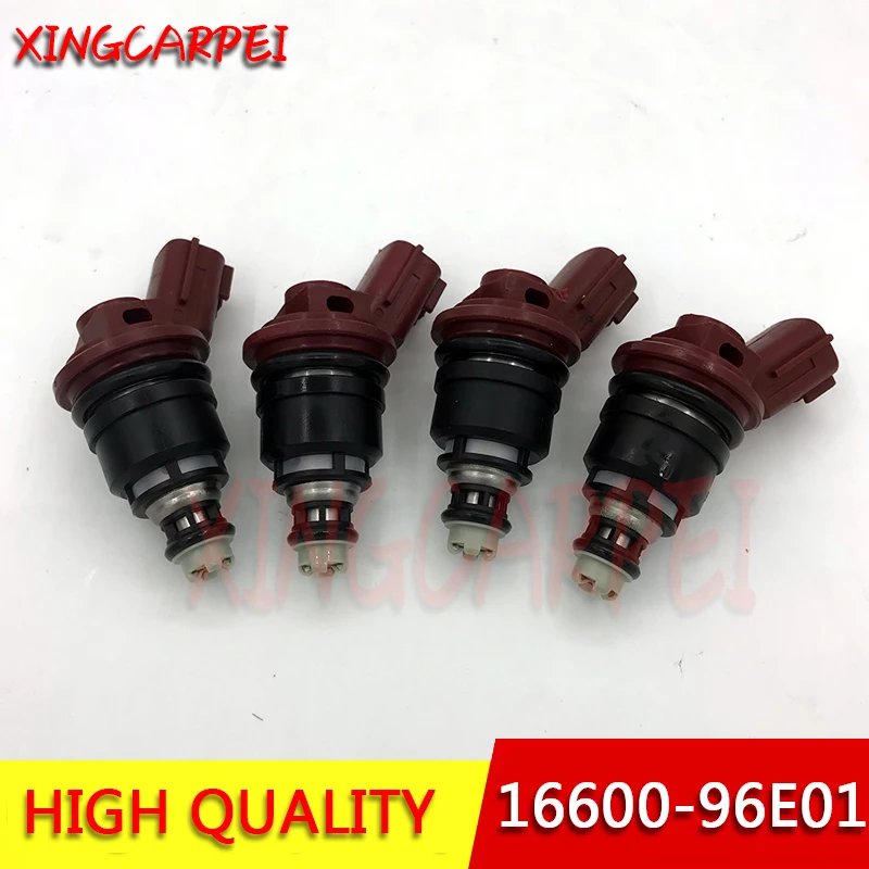 4 шт./лот высокое качество 16600 96E01 Топливная форсунка для Nissan 92-99 Maxima Infiniti I30 96-99 3.0L 16600-96E01 1660096E01 авто части