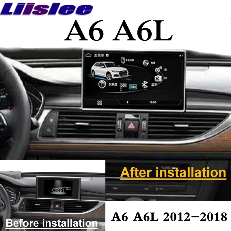 For Audi A6 A6L 2011 2012 2013 2014 2015 2016 2017 2018 MMI Car Multimedia  Player NAVI Radio CarPlay ISP Screen GPS Navigation